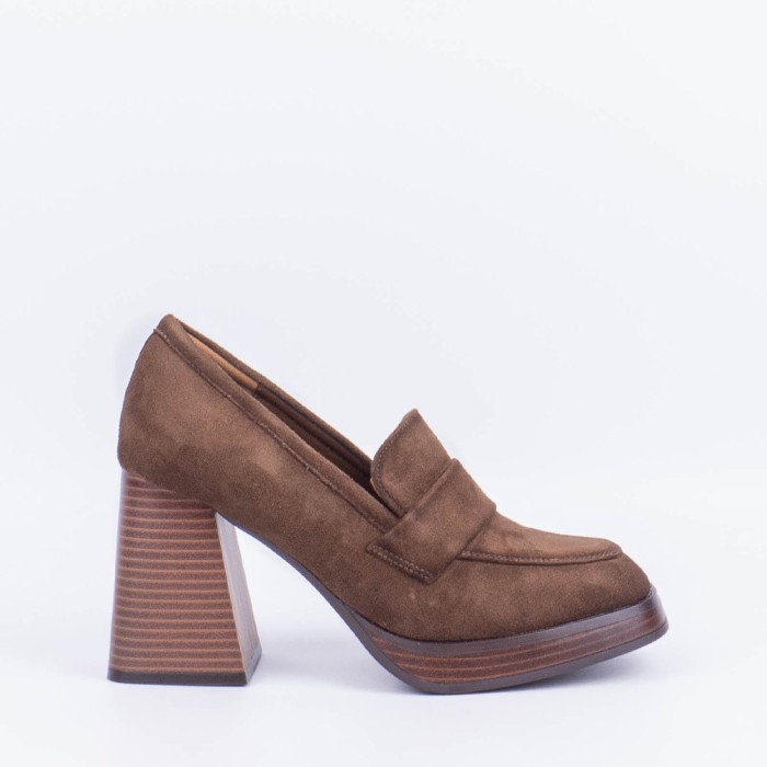 ZAPATO TACÓN MUJER TAUPE 51083
