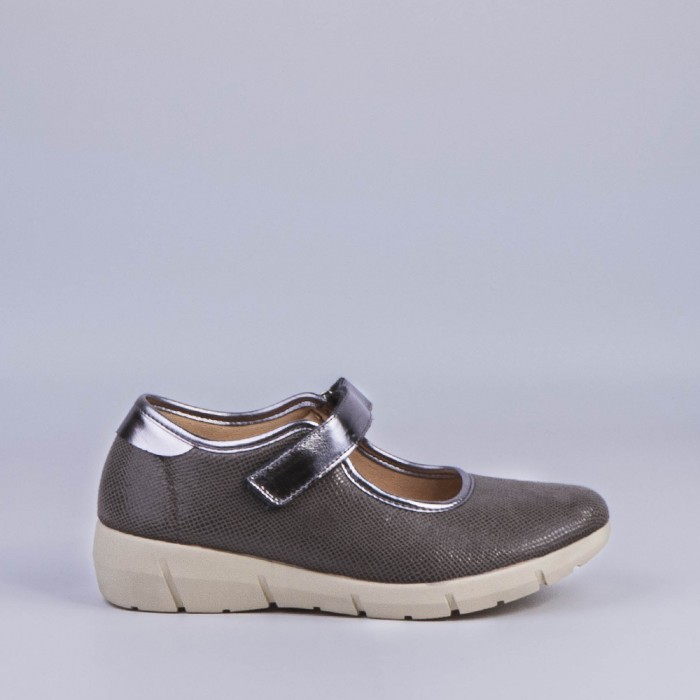 ZAPATO MUJER GRIS 51868