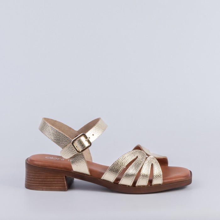SANDALIA MUJER PLATINO 53195