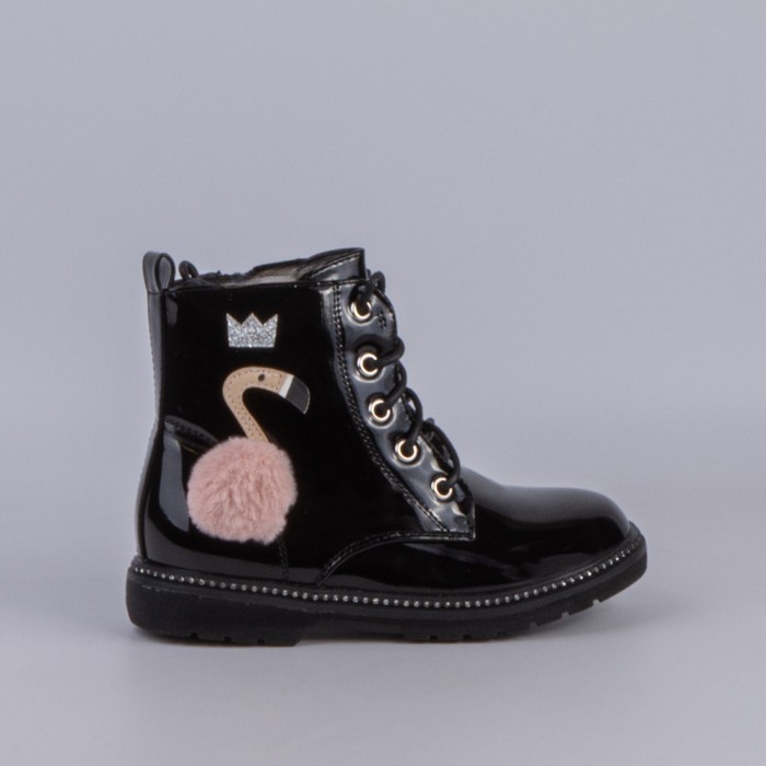 BOTIN NIÑA ÑAKOS NEGRO 26781