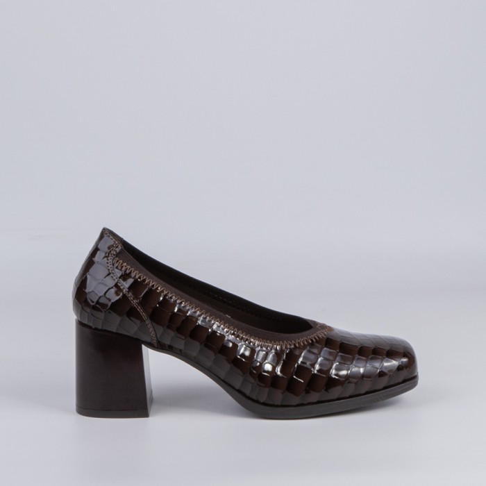ZAPATO MUJER MARRON 54129
