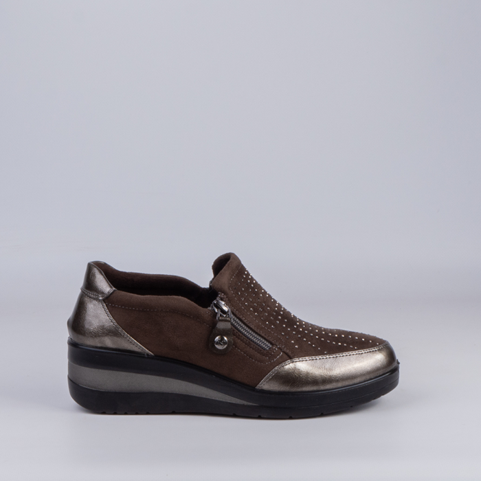 ZAPATO MUJER AMARPIES TAUPE...