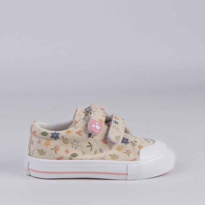 ZAPATILLA LONA NIÑA FLORES...
