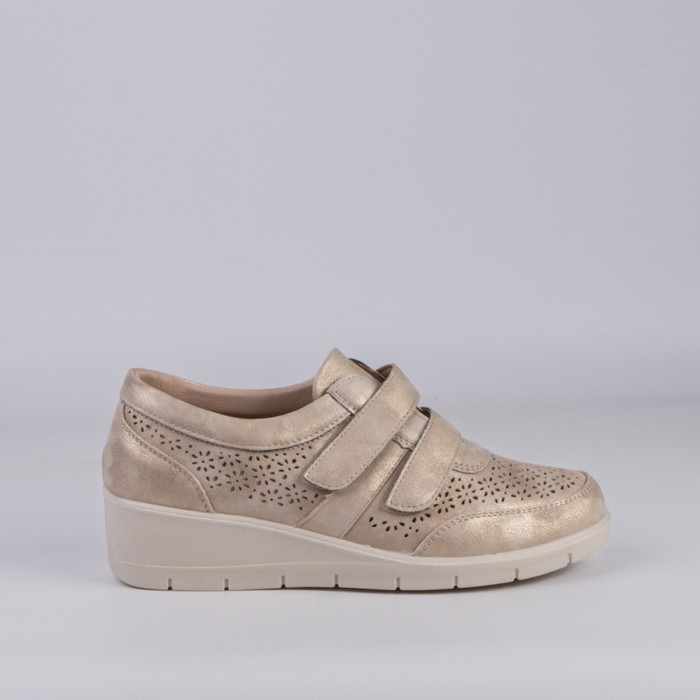 ZAPATO MUJER PLATINO 54737