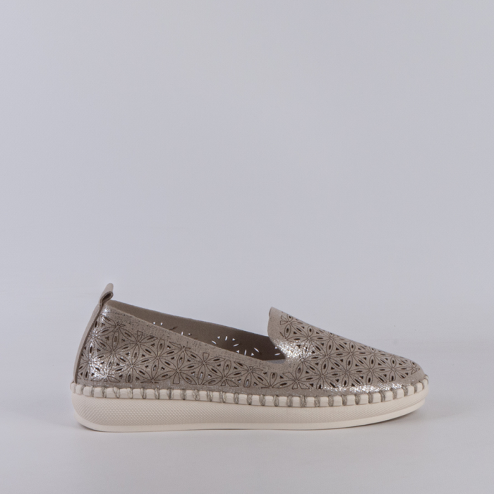ZAPATO MUJER AMARPIES PLATA...
