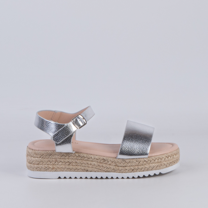 SANDALIA NIÑA PLATA 26987