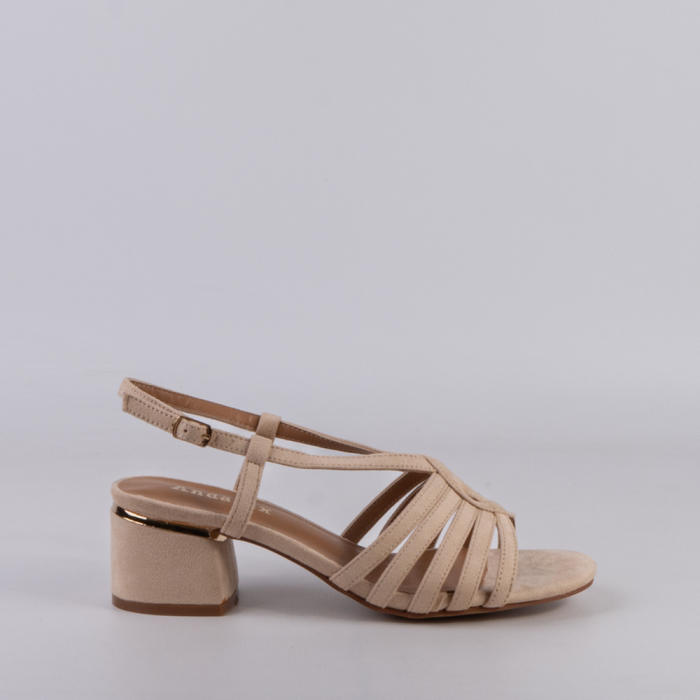 SANDALIA MUJER BEIGE 54739
