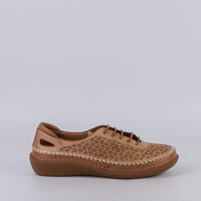 ZAPATO MUJER ERASE BEIGE 55003