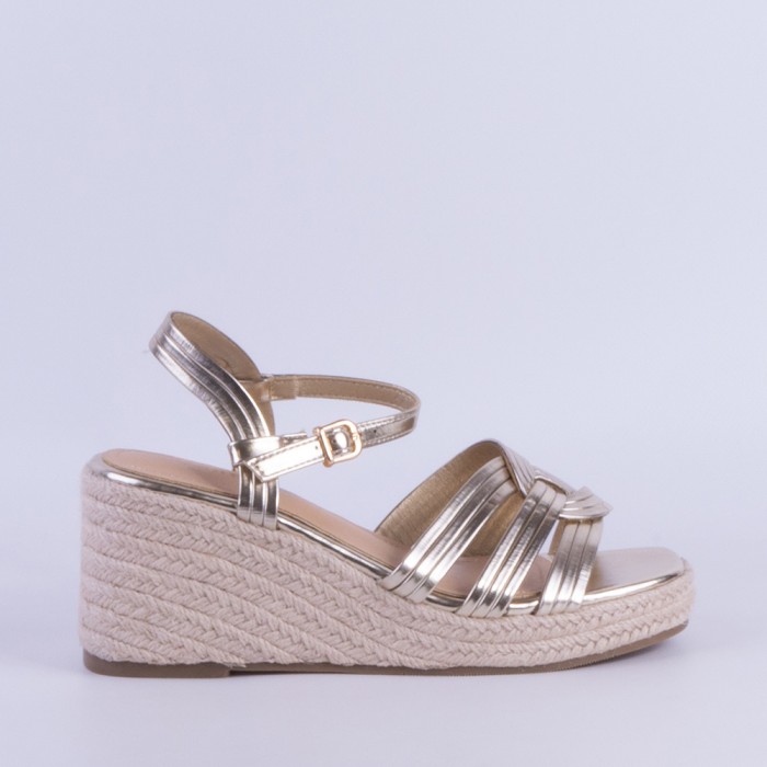 SANDALIA MUJER ORO 55044