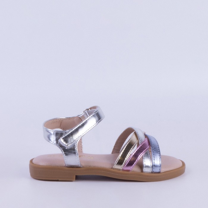 SANDALIA NIÑA PLATA 27052