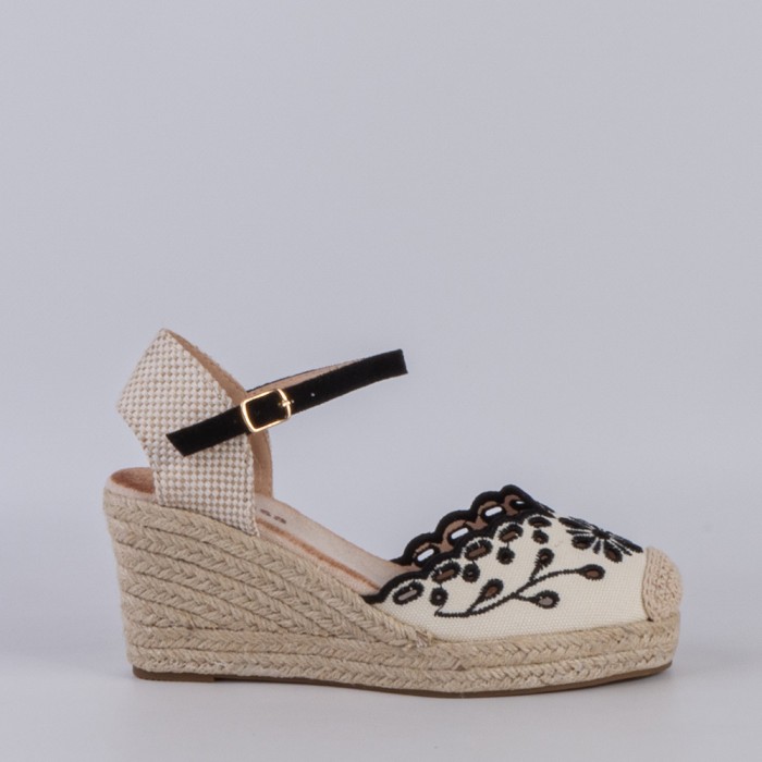 ALPARGATA MUJER NEGRO 55085