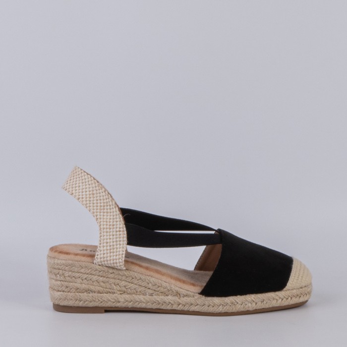 ALPARGATA MUJER NEGRO 55078