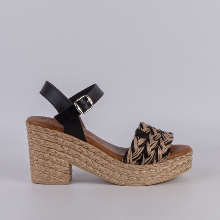 SANDALIA MUJER NEGRO 54868