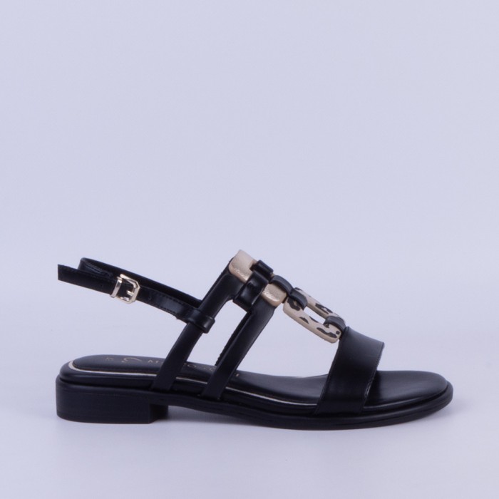 SANDALIA MUJER NEGRO 55121
