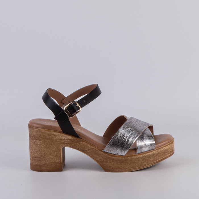 SANDALIA MUJER NEGRO 54904