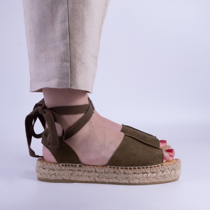 SANDALIA YUTE MUJER KAKI 55173