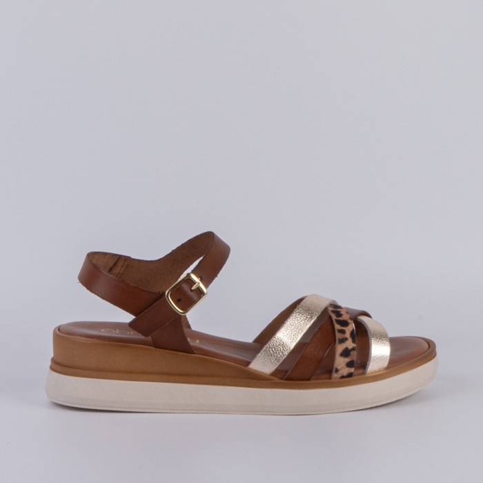 SANDALIA MUJER LEOPARDO 54994