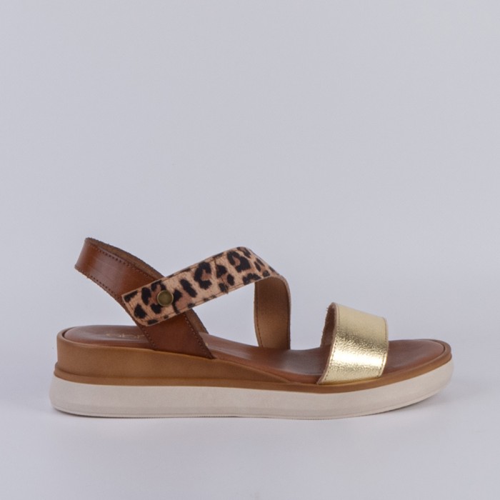 SANDALIA MUJER LEOPARDO 54996