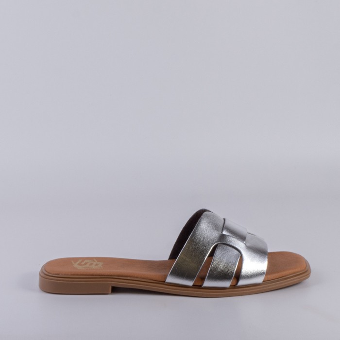 SANDALIA MUJER PLATA 55330