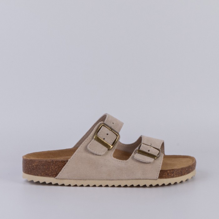 SANDALIA MUJER BEIGE 55182