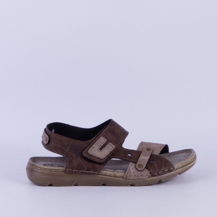 SANDALIA HOMBRE MARRON 55062