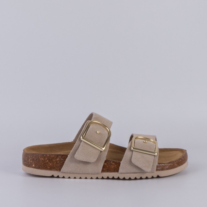 SANDALIA MUJER BEIGE 55183