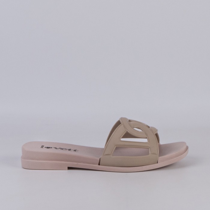 SANDALIA MUJER BEIGE 55074