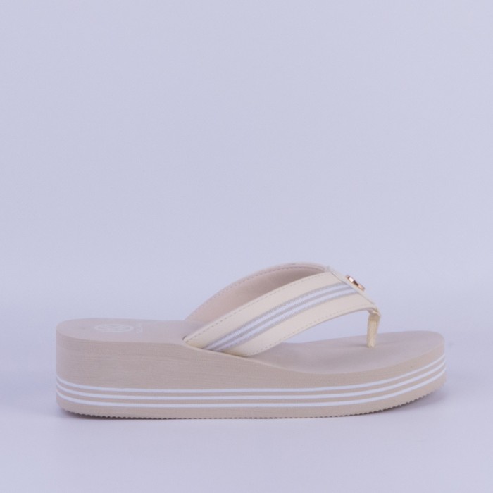 CHANCLA PLAYA MUJER BEIGE...