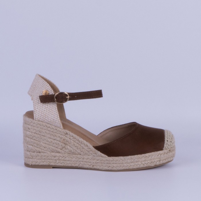 ALPARGATA MUJER MARRON 55375