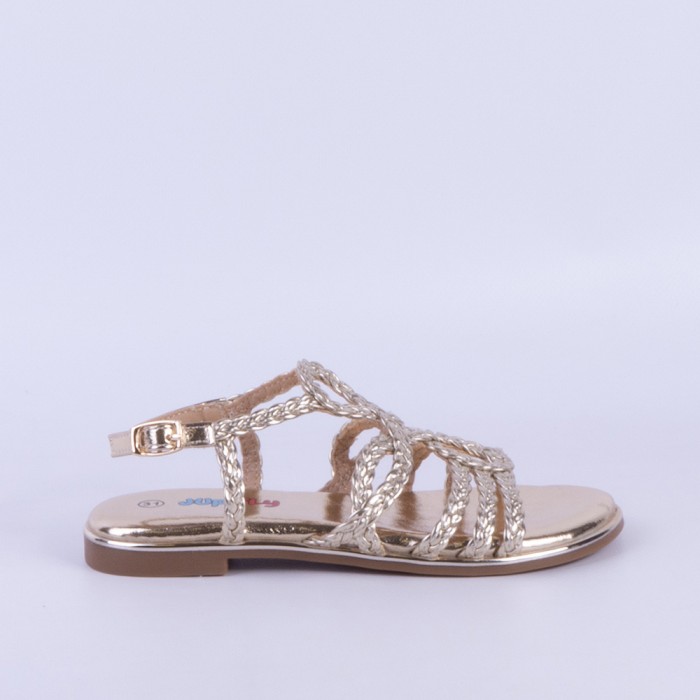 SANDALIA NIÑA ORO 27066