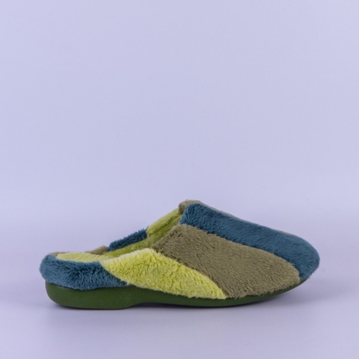 ZAPATILLA CASA MUJER VERDE...