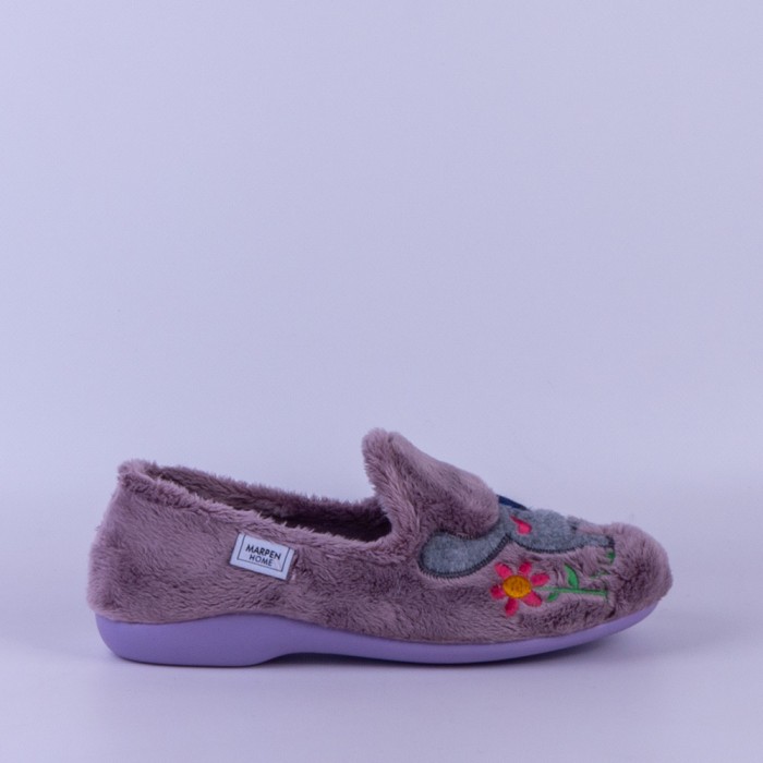 ZAPATILLA CASA MUJER LILA...