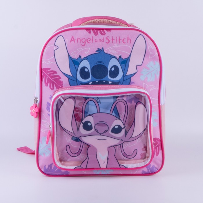 MOCHILA STITCH Y ANGEL ROSA...