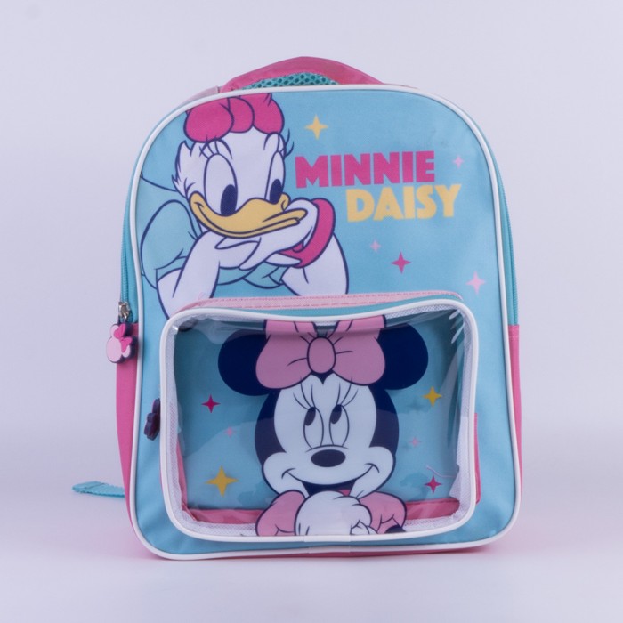 MOCHILA MINNIE Y DAYSI AZUL...