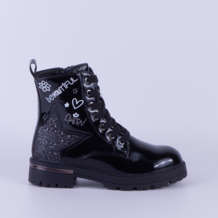 BOTIN NIÑA ÑAKOS NEGRO 27125