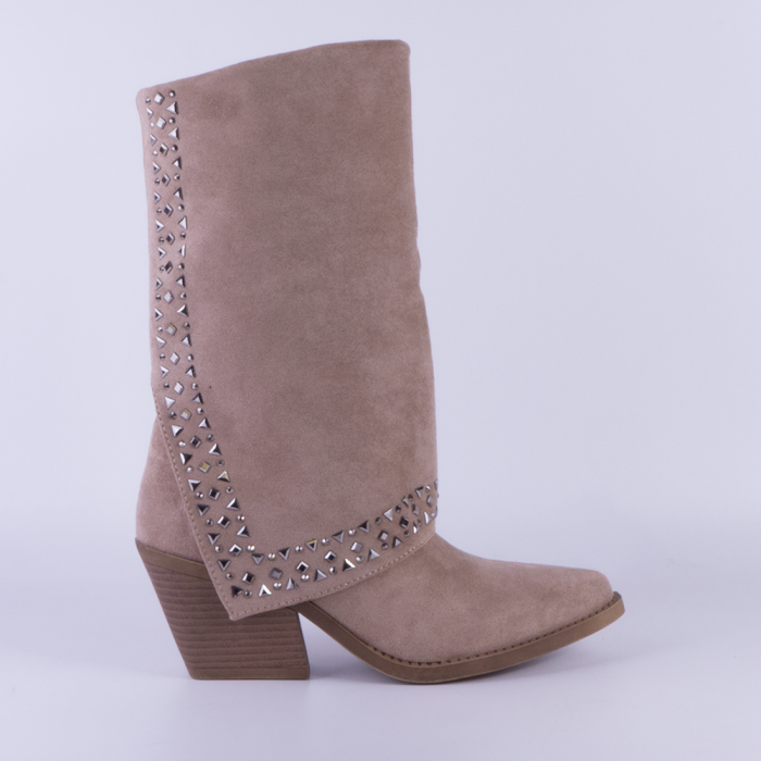 BOTA MUJER VIRUCCI BEIGE 55896