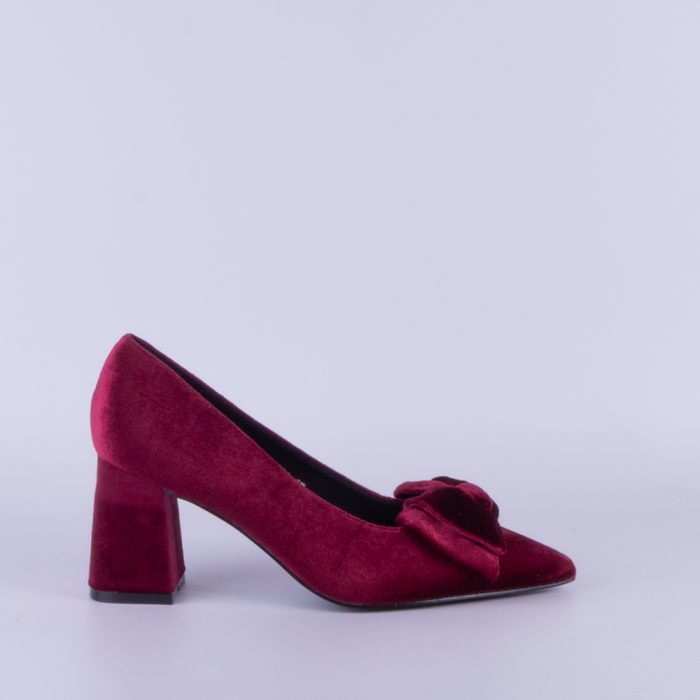 ZAPATO MUJER BURDEOS 55954