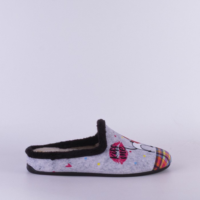 ZAPATILLA CASA MUJER GRIS...