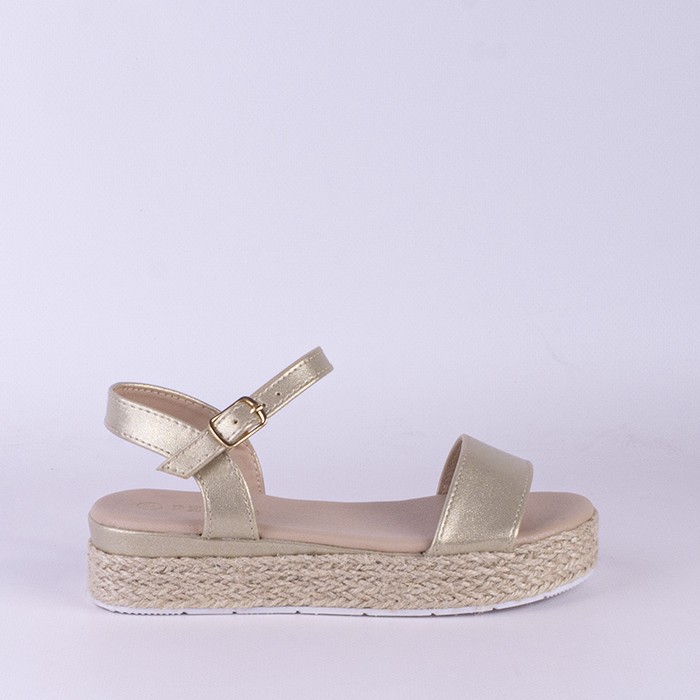 SANDALIA NIÑA ORO 27285