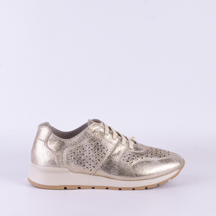 ZAPATO MUJER FLEX ORO 56378