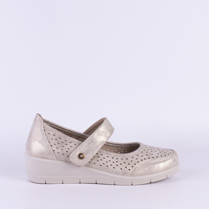 ZAPATO MUJER ORO 27317