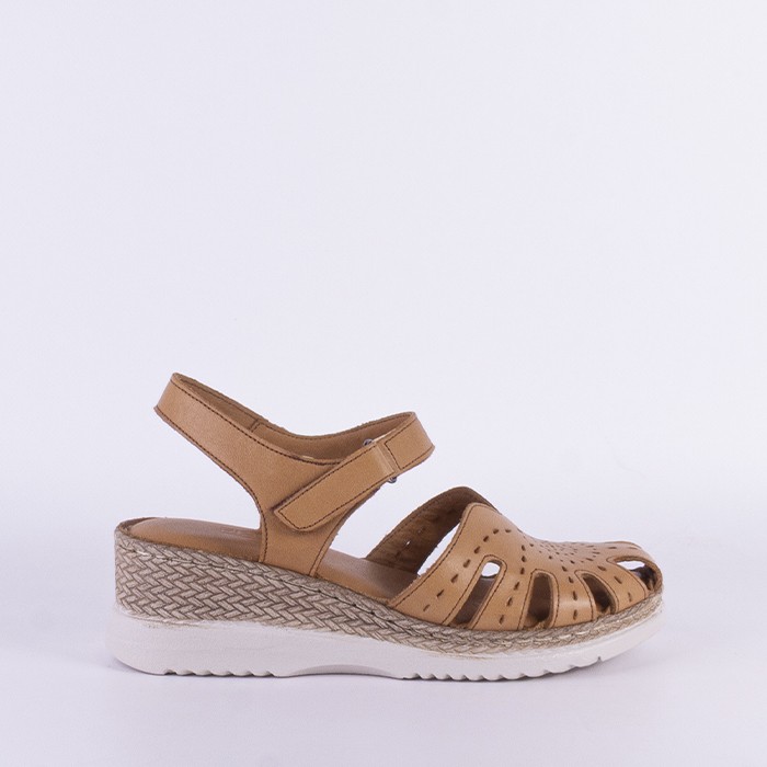 SANDALIA MUJER FLEX CUERO...