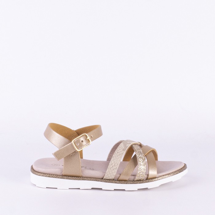 SANDALIA NIÑA ORO 27378