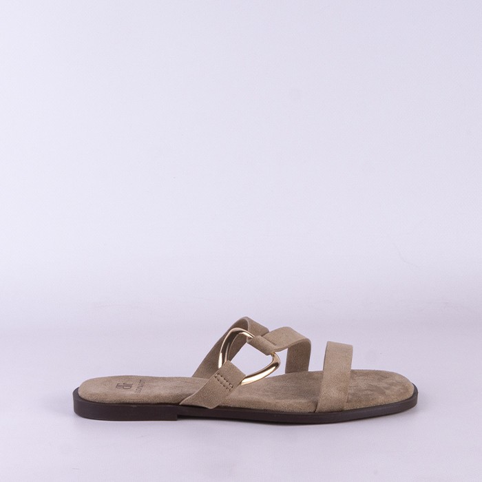 SANDALIA MUJER BEIGE 57092