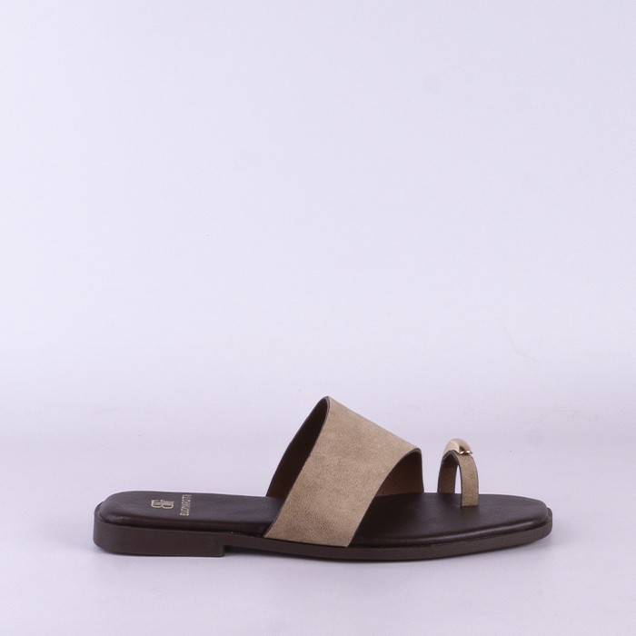 SANDALIA MUJER BEIGE 57095