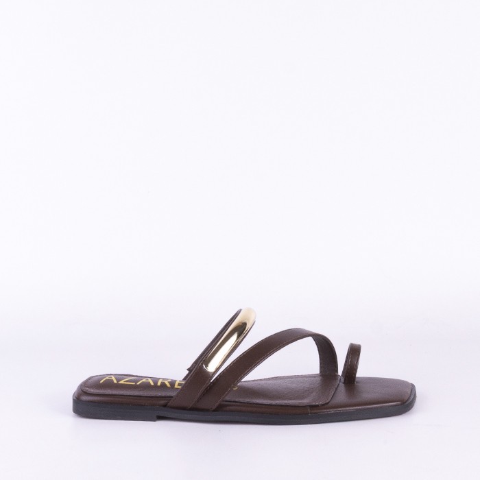SANDALIA MUJER MARRON 57219