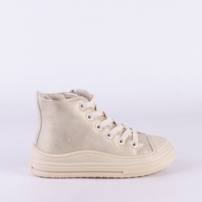 BOTIN LONA NIÑA ORO 27441